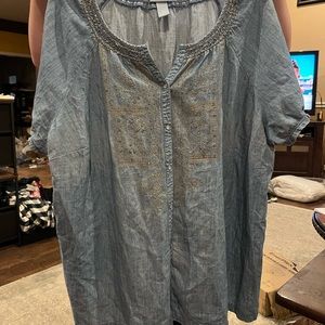 Liz and Me 3x Jean style top in GUC